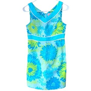 Lilly Pulitzer Del Mar Retro Shift Dress Size 2